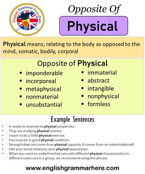 PHYSICAL Meaning in English .